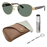 Ray-Ban RB3766CH CHROMANCE POLARIZED Square Shaped Sunglasses for Men & Women – Includes Official Rayban Eyewear Kit – Ideal Formal & Casual Wear Sunglasses – Grey Chromance Lens