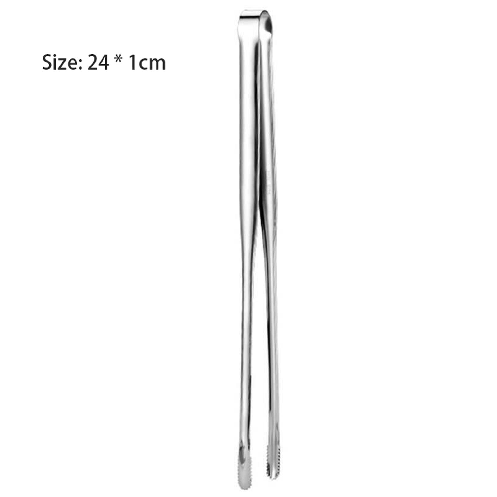 Pinzas para alimentos IceTongs, pinzas para servir de acero inoxidable antiadherentes, pinzas para barbacoa, pinzas para carne, herramientas para barbacoa, accesorios, pinzas para utensilios de cocina
