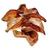 Express Pet Supplies 10 x Extra Large Pigs Ears Dog Treat Chew - 550g