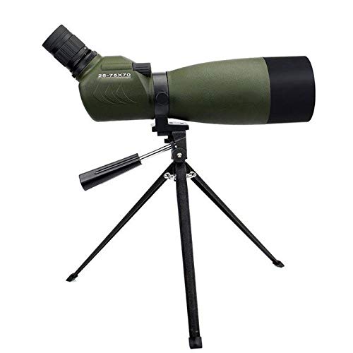 Binoculars Spotting Scope 20-60x60/25-75x70mm Zoom Telescope BAK4 Waterproof 45-Degree Angled Hunting Monocular w/Tripod(20 to 60 x60mm) (25 to 75 X70mm)