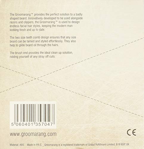 Groomarang Starter Collection Beard Comb Moustache Wax 15ml Shave Cream 100ml Gift Set Groomarang Starter Collection Beard Comb Moustache Wax 15ml Shave Cream 100ml Gift Set