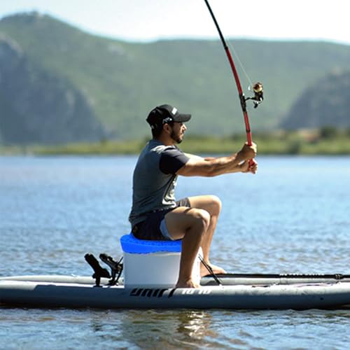 NEW-Vi Anti-Slip Kayak Seat Cushion - Double Thicken Gel Boat Cushion, Waterproof Kayak Gel Seat Cushion, Coccyx Sciatica Pain Relief, Kayak Accessories for Fishing, Kayak Fishing Accessories by NEW-Vi - Used condition - Image 8