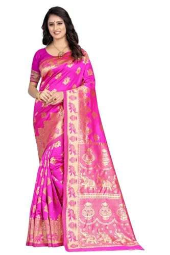 Image of women's Banarasi Saree Pure Kanjivaram Silk Saree
