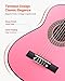 VEVOR Acoustic Guitar for Kids & Beginners, 30 Inch Classical Guitar with Nylon Strings & Full Starter Kit (Gig Bag, Tuner, Strap, Capo, Picks, Extra Strings) for Students, Boys & Girls, Pink