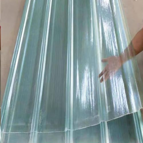 Paneles de FRP corrugado con protección UV que evitan el calor en techos translúcidos 4