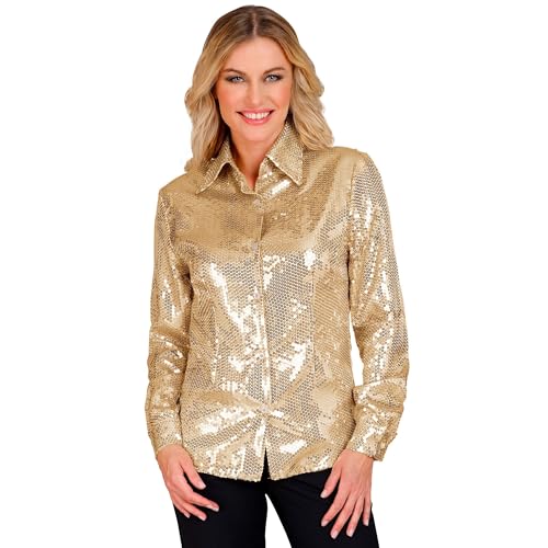 W WIDMANN MILANO Party Fashion - Chemisier Ă Paillettes pour Femme
