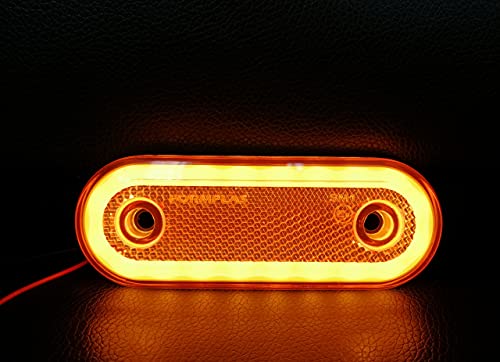 J/J 4x Luce Ingombro Laterale Neon Arancio 20 Led
