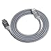 Amazon Basics 10.2 Gbps High-Speed 4K HDMI Cable with Braided Cord, 6-Foot, Dark Grey