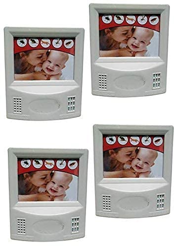 Sheejai Healthcare 6 in 1 Suraksha Ultrasonic Pest Repeller to Repel Rats, Cockroach, Mosquito, Home Pest & Rodent Repelling Aid for Ants Spider Insect Pest Control Electric(pack of-4)