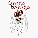 Oingo Boingo Horror - Pumpkin Skeleton Sticker Bumper Sticker Vinyl Decal 5'