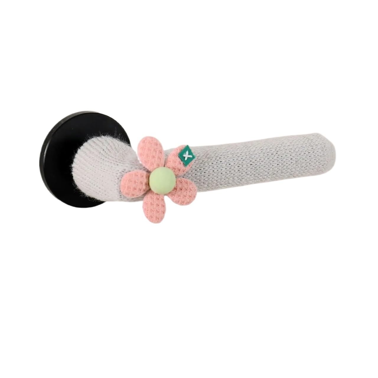 TIANSHENGQI Flower Door Handle Protective Cover Thickened Bedroom Anti-Collision Winter Warm and Knitted Gloves(D,4pcs)