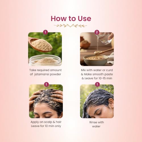 Image of Havintha Jatamansi Root Powder for Hair Care & Scalp Care, 80g | Free from parabens, sulphates, synthetic fragrances, and artificial colors.