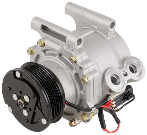 Image of AC Compressor & A /C Kit For Chevy Trailblazer GMC Envoy Buick Rainier Saab 9-7x Isuzu Ascender Olds Bravada 4.2L - BuyAutoParts 60-80265RK New