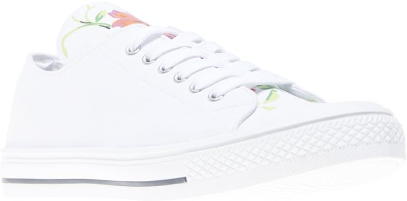 Wet Seal Women's Pop-Up Print Lace-Up Sneakers