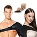Shoulder Brace Rotator Cuff Support for Men and Women for Injury Prevention, Dislocated AC Joint, Arthritis, Tendonitis with Adjustable Strap, Pressure Pad + Kinesiology Tape