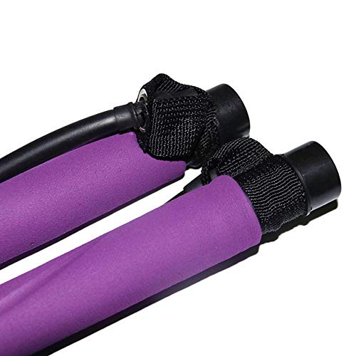 Andoer Faixas de resistência para ioga Pilates Stick Musculação Crossfit Ginásio Tubo de borracha Fa