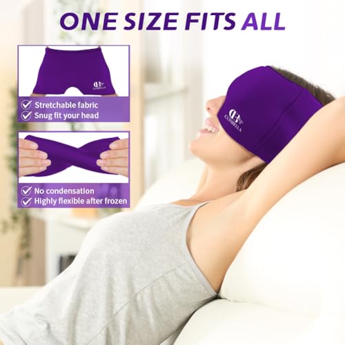 Image of Migraine Relief Cap, Soothing Headache Ice Face Mask Products