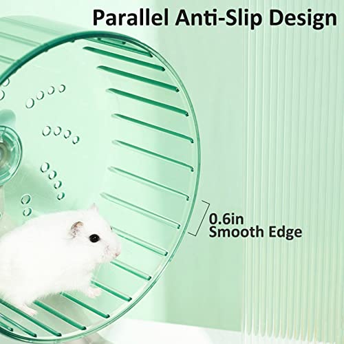 Bnosdm Hamster Wheel For Cage 6.3In Silent Spinner Gerbil Wheel Quiet Exercise Running Wheel For Dwarf Syrian Hamsters Mice Small Animals #TOP3