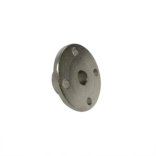 Miniatura 16 de BRINGSMART 2pcs Conector de acoplamiento de brida de 0.236 in con llave Acoplador modelo de eje rígido Acoplador de eje de alta dureza para piezas