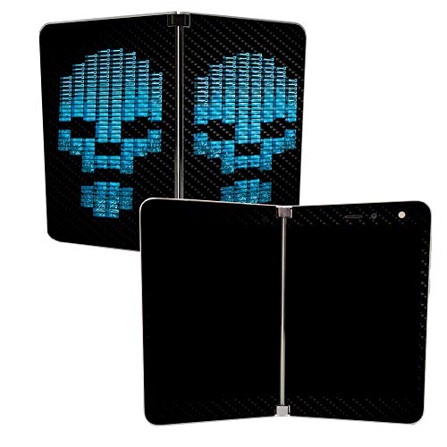 Image of MIGHTY SKINS MightySkins Carbon Fiber Skin for Microsoft Surface Duo - Equalizer | Protective, Durable Textured Carbon Fiber Finish | Easy to Apply, Remove, and Change Styles | Made in The USA