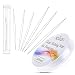 Beading Needles with Fishing Wire, Selizo 6pcs Big Eye Beading Needles with a Roll of Clear Fishing Line Jewelry String Invisible Nylon Thread for Beading, Jewelry Making and Crafts