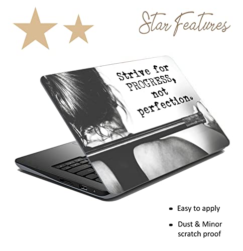 Image of Paper Plane Design Laptop Skins Sticker for Upto 17 in Laptops (Pack of 2) Des 13 (A)