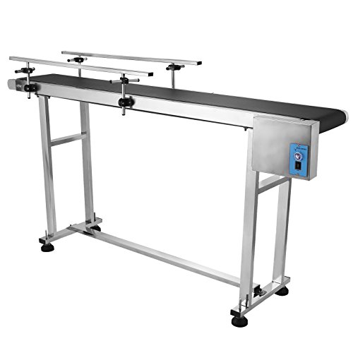 Chaneau Belt Conveyor 220V Convoyeur De Codage Avec Double Garde-corps Convoyeur à bande (Double Garde-corps) Cover