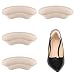 KINBOM 2 Paire Coussinets Inserts de Talon, Autocollant Coussinet Talon Chaussure Trop Grande Coussinets de Coussin Poignées de Talon pour Hommes Femmes Baskets Talons Hauts (Couleur Nue)