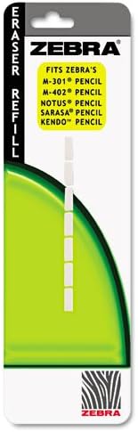 Zebra Products - Zebra - M301/M402/Kendo/Sarasa Mechanical Pencil Eraser Refills, Rubber, 7/Pack - Sold As 1 Pack - Rubber eraser refills for Zebra mechanical pencils.