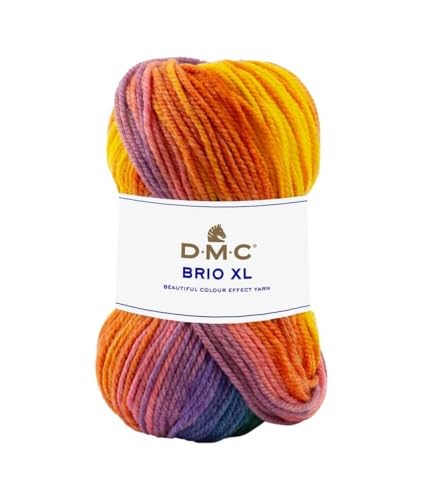DMC BRIO ブリオ XL 毛糸 極太 #400 オレンジ系 DMC8155の商品画像（Amazon）