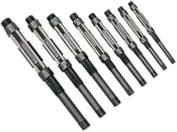 Hamd Crafts Adjustable Hand Reamer tool Square End Blade Reamer Adjustment Range 15/32"- 1.1/16" - 8 Pcs Set H4 to H11 Wooden Box packed