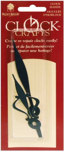 Walnut Hollow Clock Hands, 2-3/4-Inch and 3-1/2-Inch, Black