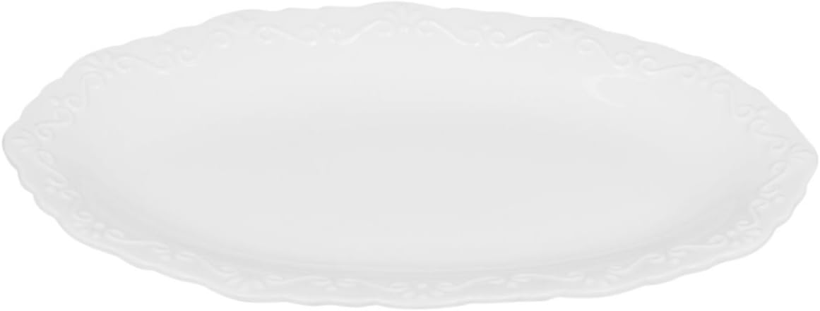 Serving Platter Oval Small 'Provence' Porcelain Vintage Shabby Chic Antique