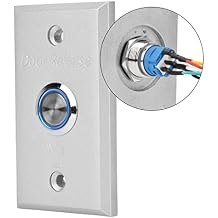 Door Access Control System Exit Button Door Push Release Switch With Indicator Light