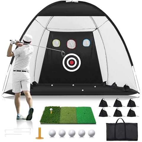 KOPUWS 10x7FT Golf Practice Net Cover