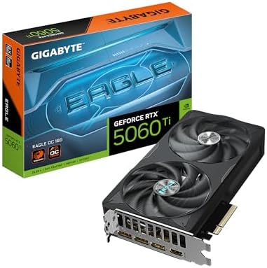 GIGABYTE GeForce RTX 5060 Ti Eagle OC 16G Carte Graphique – 16 Go...