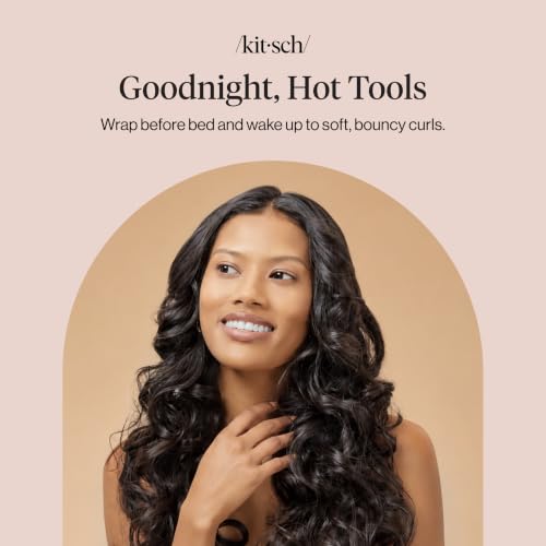 Kitsch Satin Heatless Curls Overnight Set - Sunset Tie Dye - image 9