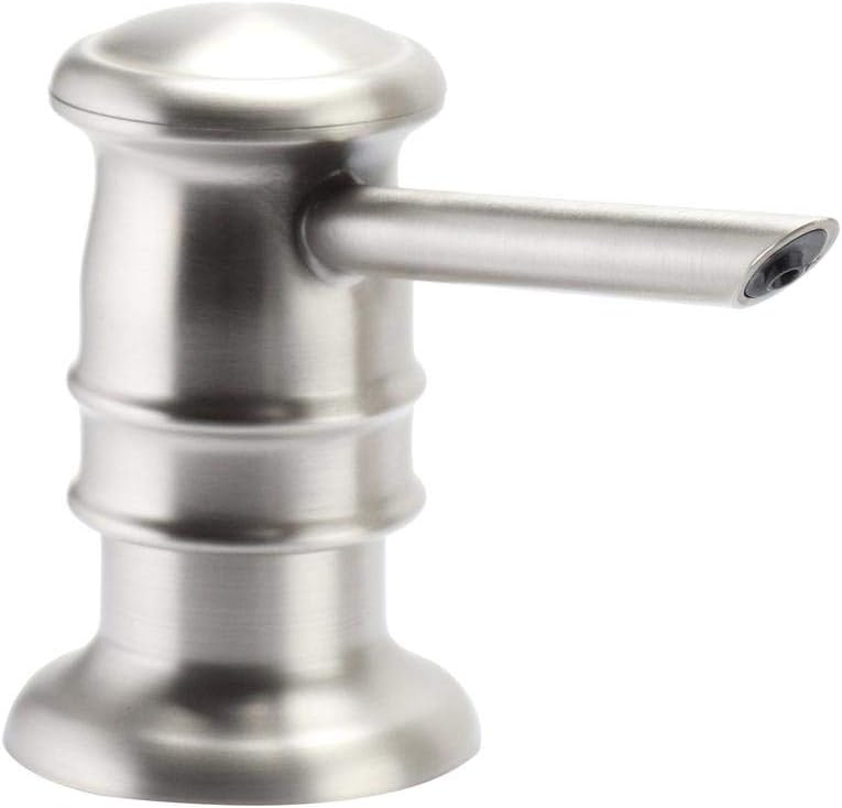 MOEN Noell Single-Handle Pull-Down Sprayer Kitchen Faucet with Reflex and Soap Dispenser in Spot Resist Stainless