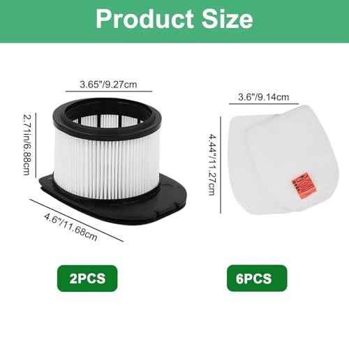Filtros Alrens IZ862H con esponja y fieltro para una succión óptima en Shark 5