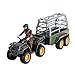 EXCEART 1 Set Fattoria Trattore Giocattolo per Bambini Fattoria Camion Giocattoli con Staccabile Agricoltore Pretend Gioca Fattoria Modello del Veicolo Agricoltura Giocattoli Giochi per