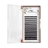 Faux Mink Eyelash Extensions 0.05mm Thickness D Curl Mixed Trays Silk Individual Lash Extensions for Professional Salon Use