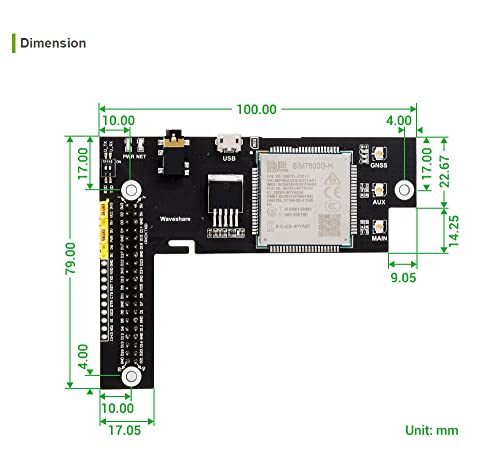 Connexion Internet IoT Jetson Nano carte SIM7600G-H pour suivi GPS mondial