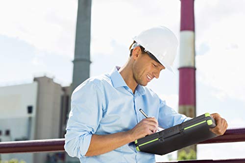 Dexas Estojo de armazenamento dupla face Clipcase e organizador, verde