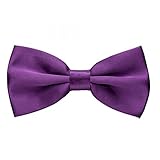 Lieferumfang: Eine Fliege, Form: Slim, Größe: 12cm x 6,5 cm, Material: 100% Polyester, Farbe: einfarbig, Muster: ohne Muster, mit Einsteckhaken, Halsumfang bis 48cm