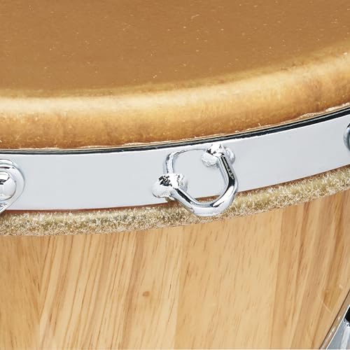 LP Latin Perküsyon Bata Drum Large-Lya 6.5” +12,5” Doğal Kürk, Siammeşe, Krom Donanım, Naylon Kayış, Ayarlama Anahtarı ve Ses Yağı, LP490-AWC, El Tamburu, Davul Çemberleri, Djembe, Bardak Davul - Görsel 5