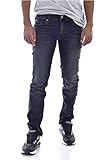 Fünf Taschen Stil Tommy Jeans Herren Scanton Cobco Slim Jeans, Blau (Cobble Black Comfort 911), W29/L36
