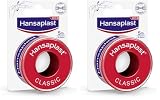 Hansaplast CLASSIC Cerotto su Rocchetto per il Fissaggio di Bende e Compresse, in Tessuto, 1 Confezione da 10m x 2.5 cm