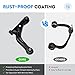 Front Lower Control Arm for Ford Escape 04-12, Mazda Tribute 05-11, Mercury Mariner 05-11, with Ball Joint Assembly, Driver & Passenger Side, Suspension kit K80400 K80399