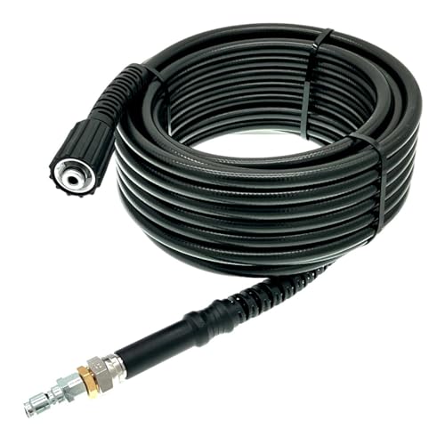 M&M Smartek 10m Hochdruckschlauch Verlängerungsschlauch - M22 IG auf 3/8 IG+ Schnellkupplung für Hochdruckreiniger - Kompatibel mit Kärcher, Kränzle, KEW, WAP, Alto, Nilfisk Neptune