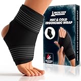 Arctic Flex Multi-Purpose Ice Pack Wrap - Reusable Gel Ice Packs for Ankle Injuries, Hot & Cold Compression Therapy for Pain Relief, Plantar Fasciitis, Achilles Tendonitis, Knee, Elbow & Hand Pain